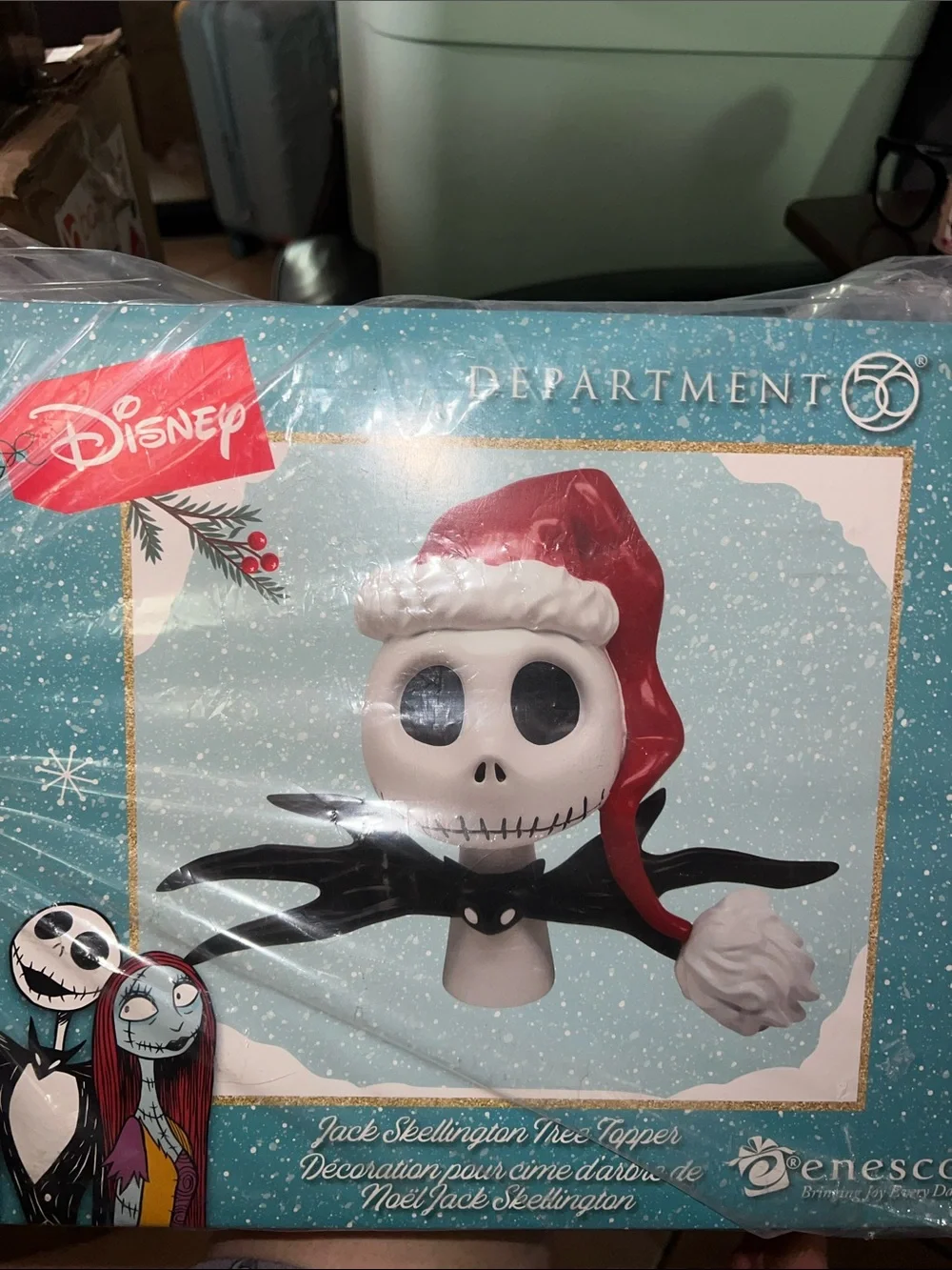 The Nightmare Before Christmas Sandy Claws Jack Tree Topper Brand New